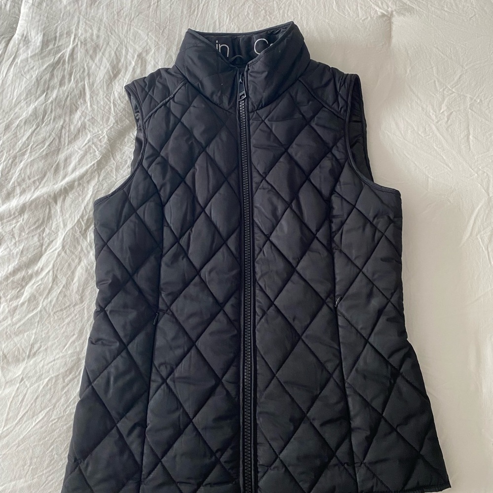 Calvin Klein Women's Black Quilted Vest